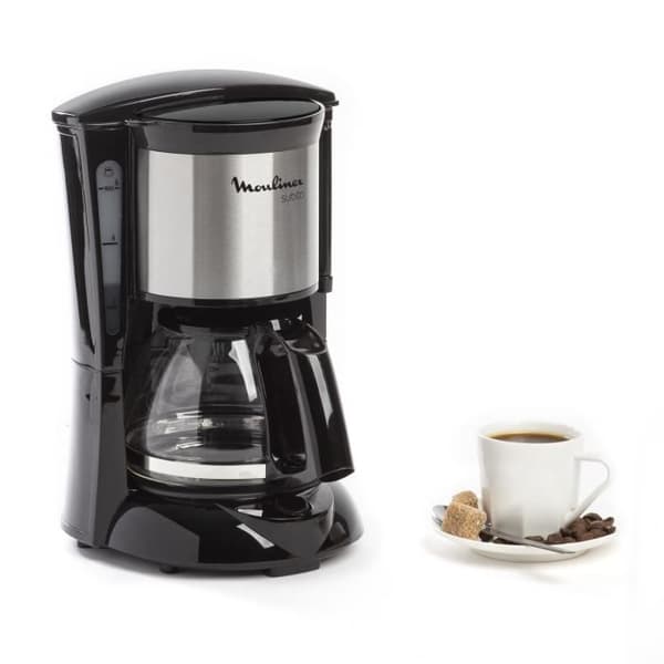 MOULINEX Subito Filter kaffebryggare, Kapacitet 0,6 L, 6 koppar, Håll varm i 30 min, Automatisk avstängning FG150813
