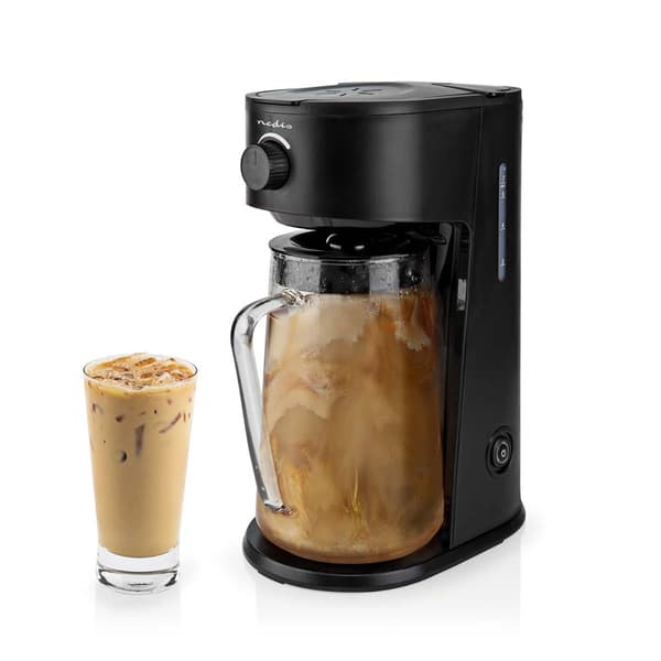 Nedis Iskaffe & Iste Maskine | Filterkaffe | 2.5 l | 6 Kopper | Sort