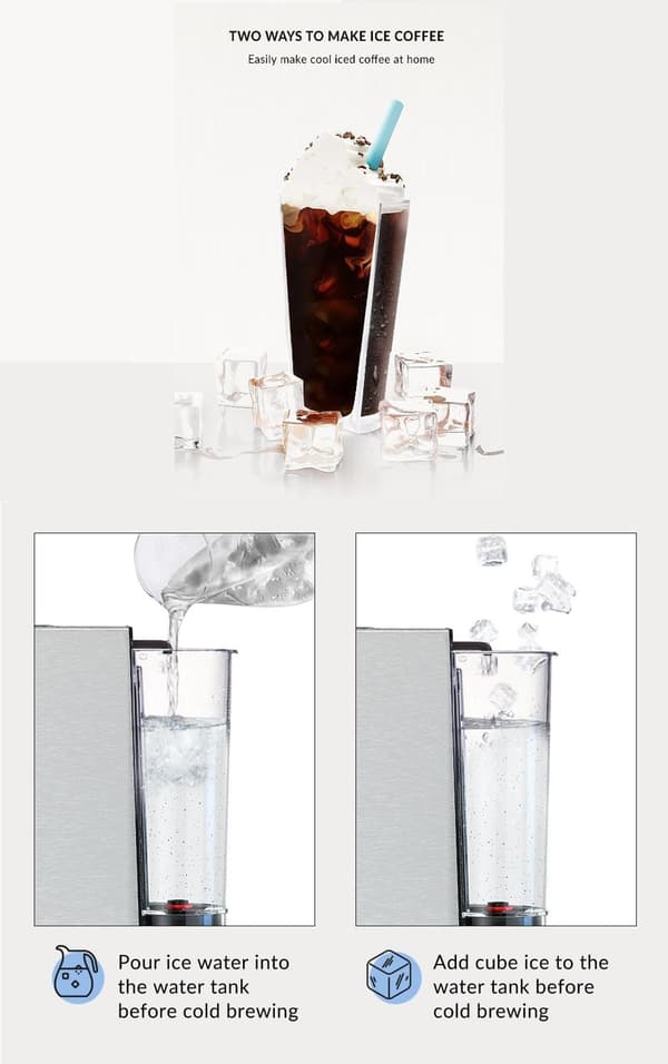 HiBREW Kaffemaskine 4i1 Multi-kapsel Espresso Dolce, Nespresso og flere.