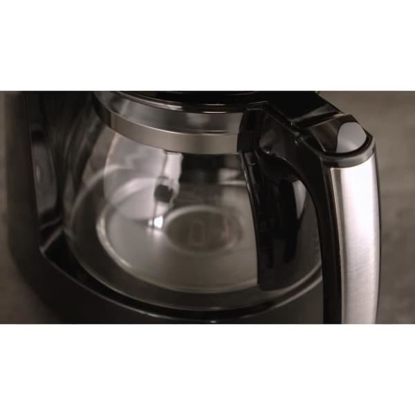 Kaffemaskin Melitta - Njut av Top Glass Noir/Borsted Steel 1017-04
