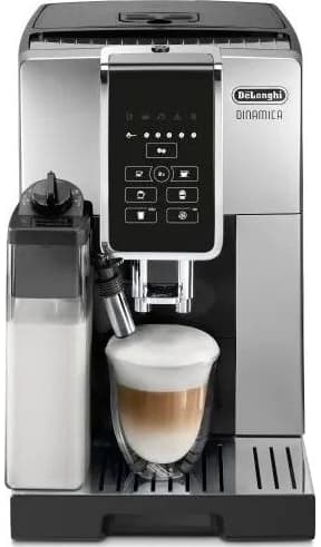 De’Longhi ECAM350.50.SB, Espressomaskin, 1,8 l, Kaffebönor, Inbyggd kvarn, 1450 W, Svart, Silver