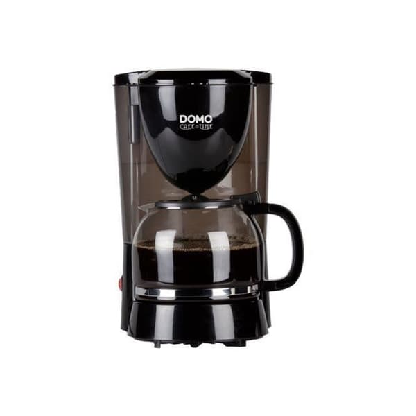 Filterkaffebryggare - DOMO DO472K - 12 koppar - Svart - 800W
