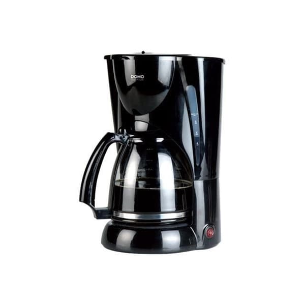 Filterkaffebryggare - DOMO DO470K - 1,8L/14 koppar - Aromaväljare - Automatisk avstängning - Svart