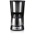 Miniatyrbild 3 av 6: Filterkaffebryggare - DOMO - DO709K - 1000 W - 1 L - 8 koppar - LCD-skärm - 24 timmars timer - Rostfritt stål