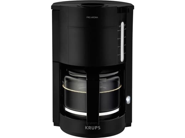 Krups F30908, Droppande kaffebryggare, 1,25 l, 1150 W, Svart