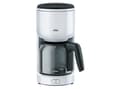 Miniatyrbild 2 av 5: Braun PurEase KF 3120 WH - Kaffemaskin - 10 koppar - vit