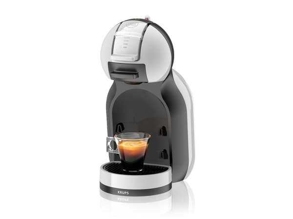 Krups Mini Me KP123, Kapseldrevet kaffemaskin, 0,8 l, Kaffe kapsyl, 1500 W, Sort, Rustfritt stål