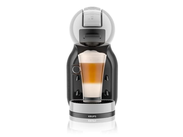 Krups Mini Me KP123, Kapseldrevet kaffemaskin, 0,8 l, Kaffe kapsyl, 1500 W, Sort, Rustfritt stål