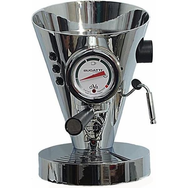 Kaffemaskin - BUGATTI - Diva krom - Filter - Programmerbar - Avtagbar tank
