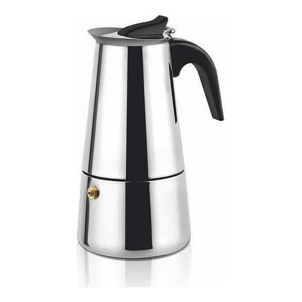 Haeger Moka italiensk kaffebryggare 18/10 rostfritt stål 6 säten - Haeger - Grå