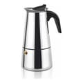 Miniatyrbild 4 av 4: Haeger Moka italiensk kaffebryggare 18/10 rostfritt stål 6 säten - Haeger - Grå