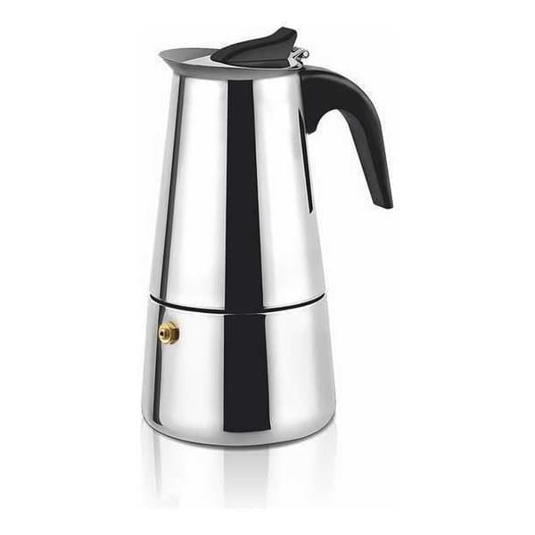 Haeger Moka italiensk kaffebryggare 18/10 rostfritt stål 6 säten - Haeger - Grå