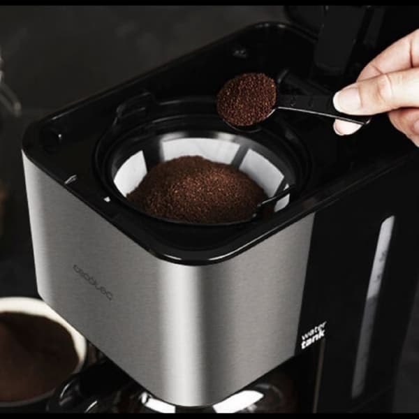 Cecotec Coffee 66 Heat kaffebryggare. ExtremeAroma Technology, Kapacitet 1,5 L (12 koppar), Återuppvärmnings- och Håll varm-funktioner, C