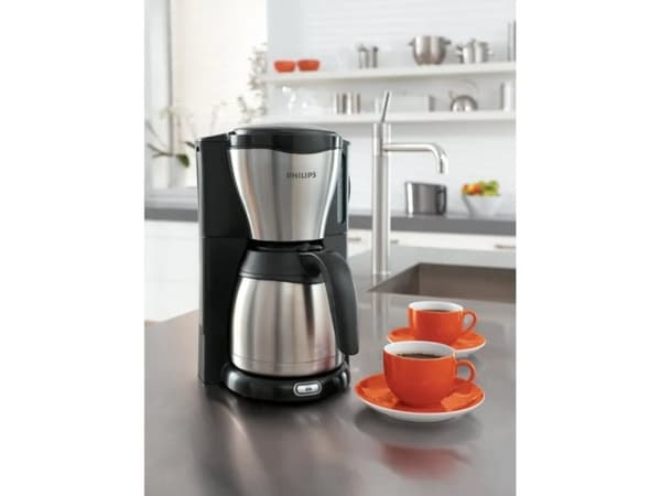 Philips Café Gaia HD7546 - Kaffemaskine - 15 kopper - metall/sort