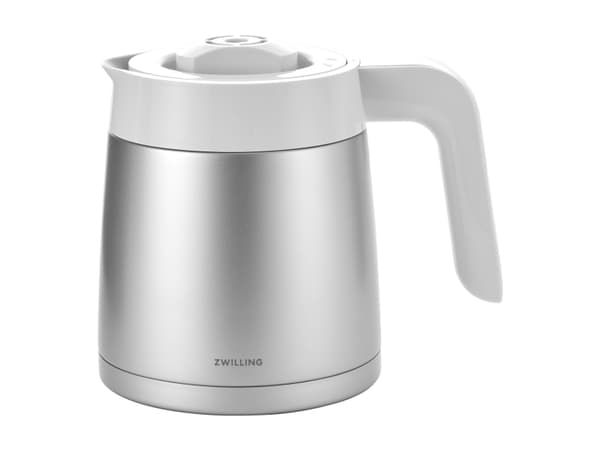 ZWILLING 53106-000-0, Droppande kaffebryggare, 1,5 l, Malat kaffe, 1860 W, Stål, Vit