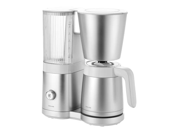 ZWILLING 53106-000-0, Droppande kaffebryggare, 1,5 l, Malat kaffe, 1860 W, Stål, Vit