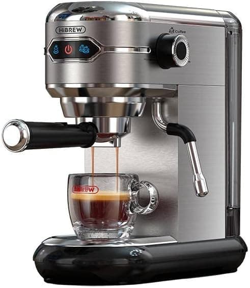 HiBREW Kaffemaskin Espresso maskin mjölkskummare 19 BAR CDON