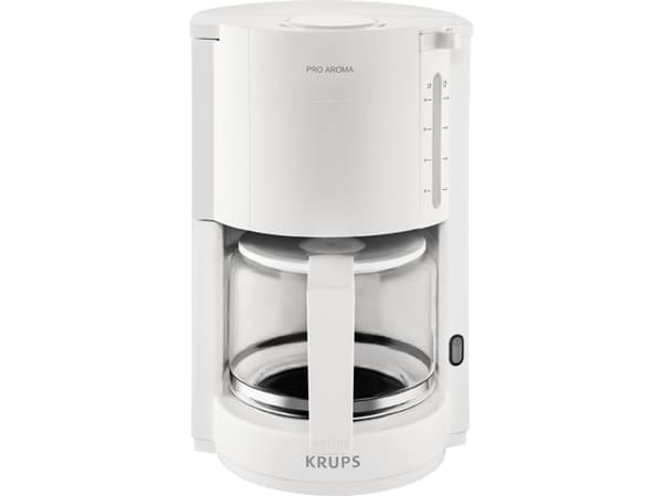 Krups F30901, Suodatinkahvinkeitin, 1050 W, Valkoinen