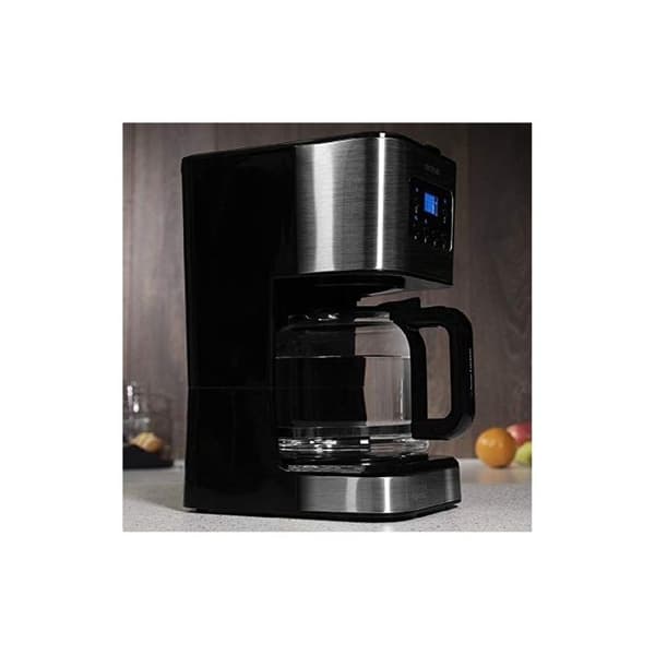 Cecotec Coffee 66 Smart kaffebryggare. ExtremeAroma Technology, Digital med LCD-skärm, 1,5 L (12 koppar), Reheat och Ma