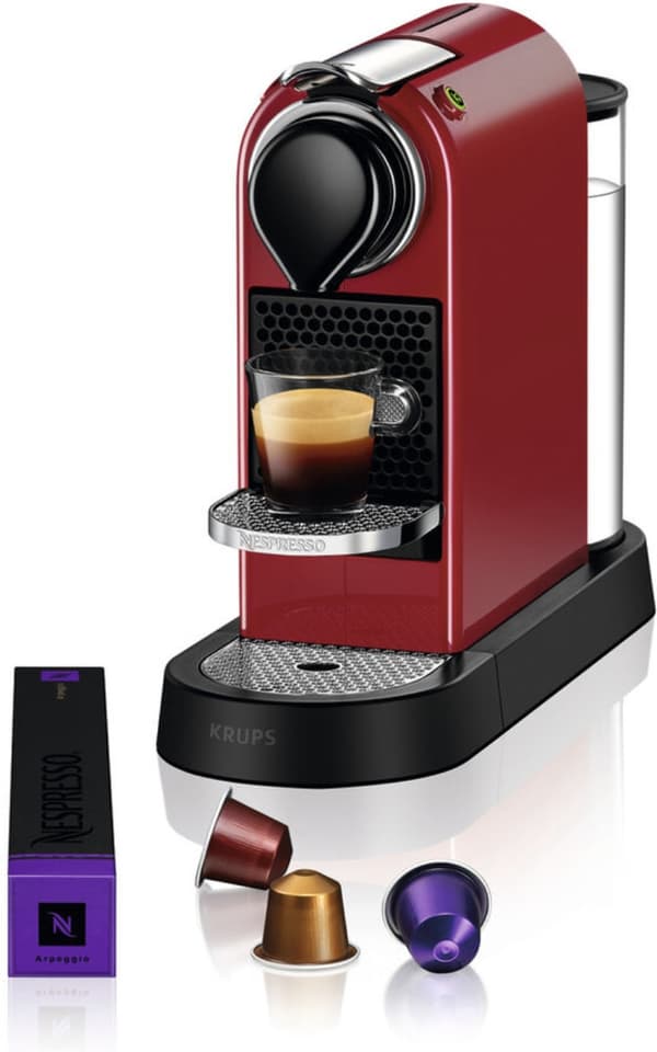 Krups Nespresso Citiz kapselmaskin, rød