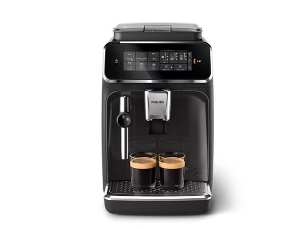 Philips 3300 series EP3324 - Automatisk kaffemaskin med capuccinatore - 15 bar - svart/pianolakk kasjmirgrå