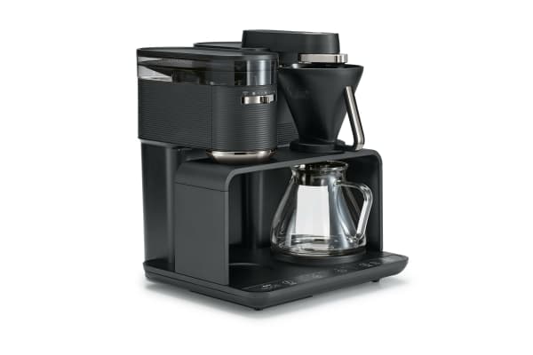 Melitta 1024-01, Kaffebrygger (drypp), Kaffe bønner, Innebygd kaffekvern, 1515 W, Sort, Sølv