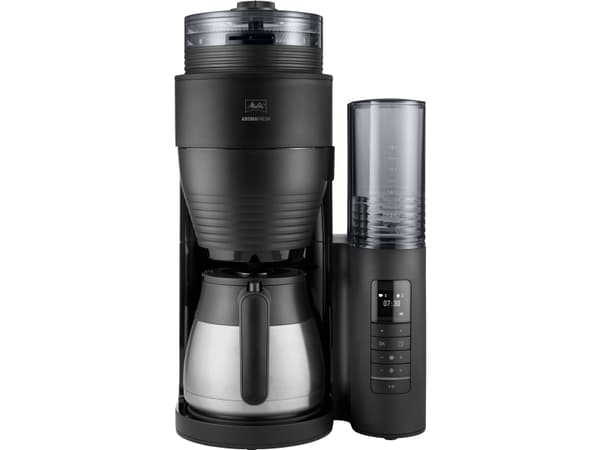 Melitta Aromafresh PRO, Kaffebrygger (drypp), 1,25 l, Kaffe bønner, Malt kaffe, Innebygd kaffekvern, 1080 W, Sort