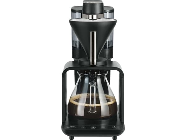 Melitta 1024-11, Kaffebrygger (drypp), Innebygd kaffekvern, 1515 W, Sort, Sølv