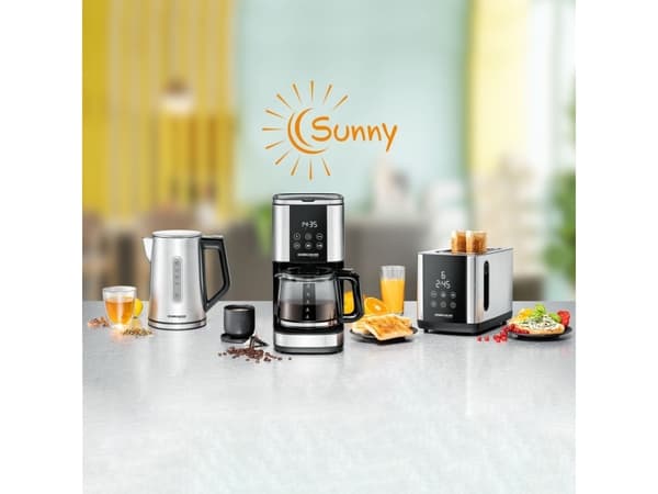 Rommelsbacher FKM 1000, Kaffebrygger (drypp), 1,5 l, Malt kaffe, 1000 W, Sort, Rustfritt stål