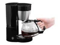 Cloer 5019 - Kaffemaskin - 10 koppar - matt rostfritt stål/svart