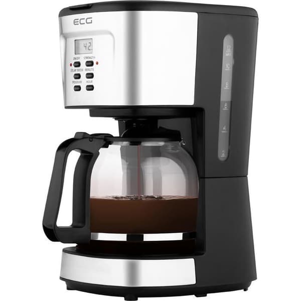 Filterkaffebryggare - ECG - KP 2125 Supreme - 1,5 L - 12 koppar - LCD-skärm - Håll varm-funktion