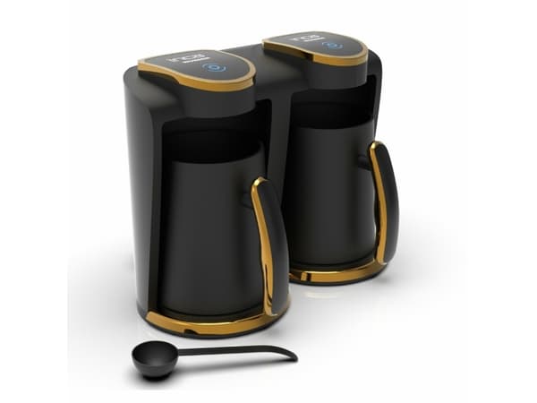 Inca IKM-02, Tyrkisk kaffemaskin, 0,25 l, Malt kaffe, 400 W, Sort, Gull