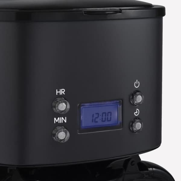 Programmerbar kaffebryggare - HKoeNIG - MG32 - 1,5 L (12 koppar) - 1000 W - LCD-skärm - Håll värmen - Svart och rostfritt stål