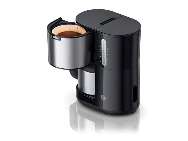 Braun IDCollection KF1505 BK, Drip coffee maker, 1.2 L, Ground coffee, 1000 W, Black