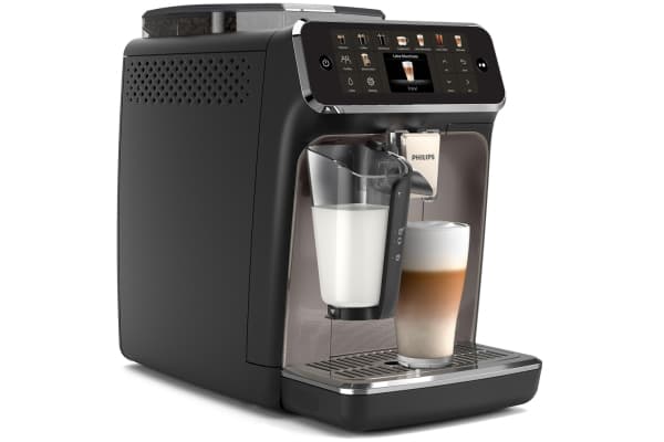 Philips 5500 series Helautomatisk espressomaskin EP5549/70 LatteGo, Espressomaskin, 1,8 L, Kaffebønner, Innebygd kvern, 230 W, Svart, Sølv