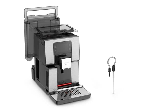 Krups Intuition Experience EA876D, Kombinerad kaffebryggare, 3 l, Kaffebönor, Inbyggd kvarn, 1550 W, Svart, Borstat stål