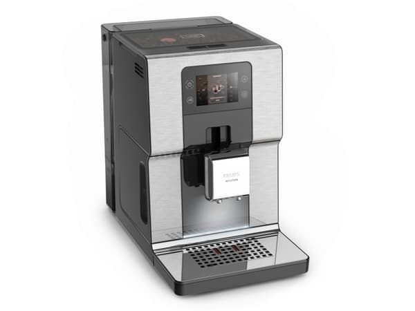 Krups Intuition Experience EA876D, Kombinerad kaffebryggare, 3 l, Kaffebönor, Inbyggd kvarn, 1550 W, Svart, Borstat stål
