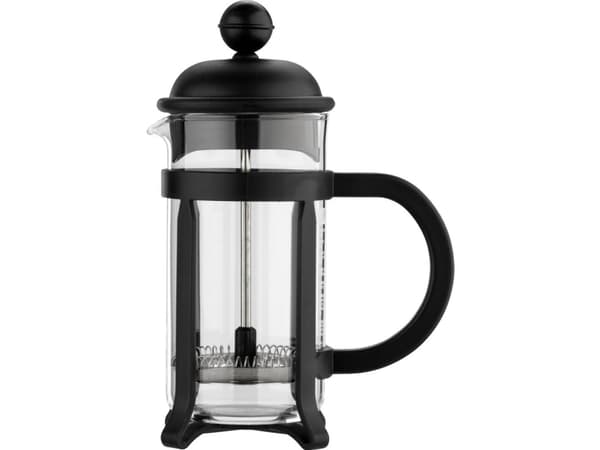 bodum PRESS JAVA Kaffemaskine Transparent, Sort Kapacitet kopper=3