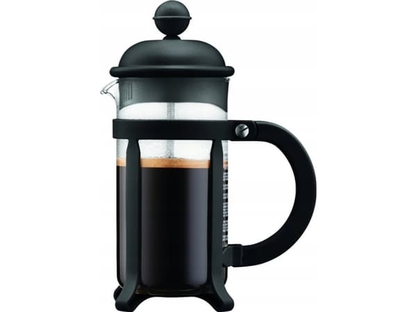 bodum PRESS JAVA Kaffemaskine Transparent, Sort Kapacitet kopper=3