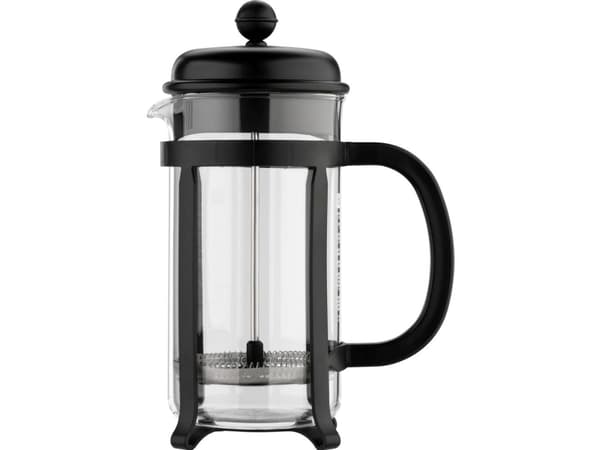 bodum PRESS JAVA Kaffemaskine Transparent, Sort Kapacitet kopper=8