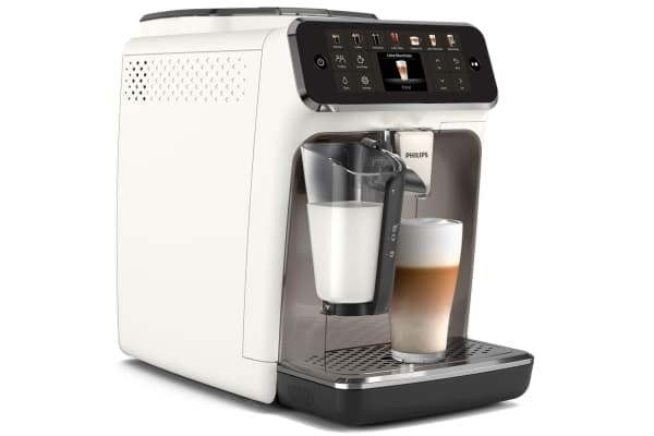 Philips Series 4400 EP4443 - Automatisk kaffemaskin med cappuccinatore - 15 bar - sølv/hvit