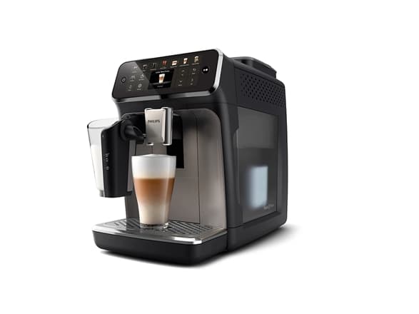 Philips EP4449/70, Espressokone, 1,8 L, Kahvipapuja, Sisäänrakennettu kahvimylly, 230 W, Musta, hopea