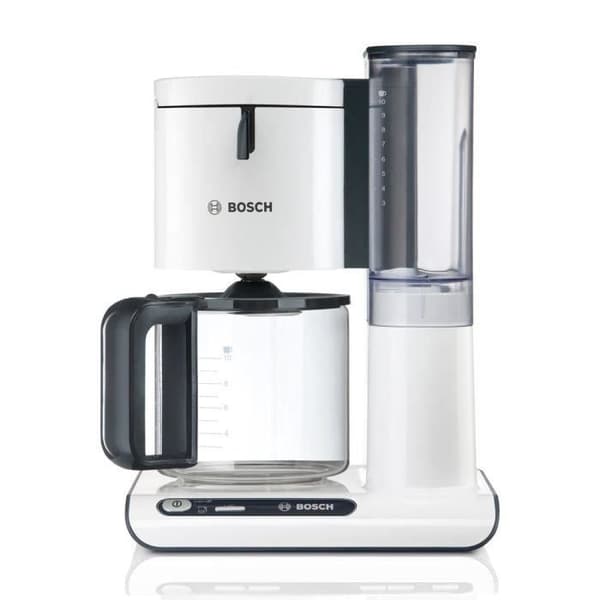 BOSCH TKA 8011 Styline filterkaffebryggare - 10 koppar - Vit/antracit