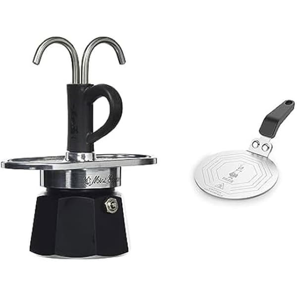 Mini Express Kandisky Moka espressomaskin för 2 koppar - Bialetti - Svart - Induktionskompatibel