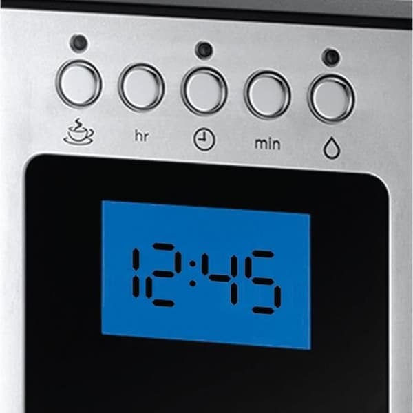 Russell Hobbs 23370-56 Elegance kaffebryggare - 10 koppar - Filter - Programmerbar - Kromstål/Svart