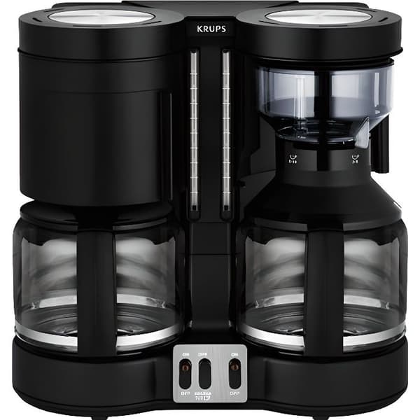 Kaffe/tebryggare - KRUPS - DUOTHEK PLUS - Kapacitet 20 koppar - Droppkaffeberedningsteknik