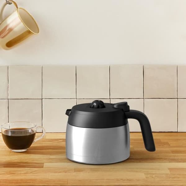 MOULINEX Subito isotermisk filterkaffebryggare, 0,9 L, Upp till 12 koppar, Programmerbar 24 timmar, Automatisk avstängning, Anti-dropp FT362811