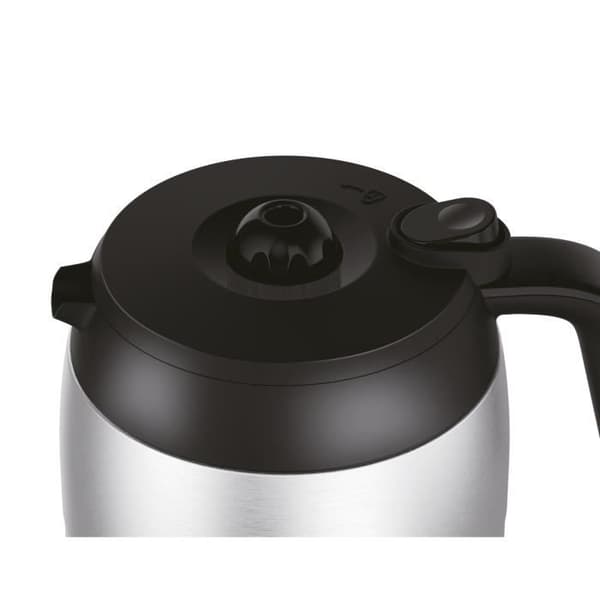 MOULINEX Subito Inox isotermisk filterkaffebryggare, 0,9 L, 8 till 12 koppar, Håller sig varm i 4 timmar, Anti-droppsystem FT360811