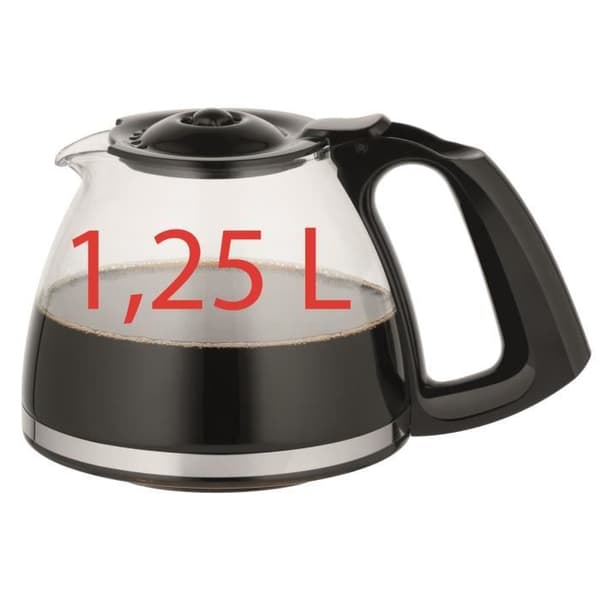 MOULINEX SUBITO klassisk filterkaffebryggare - 15 koppar - Svart/Rostfritt stål