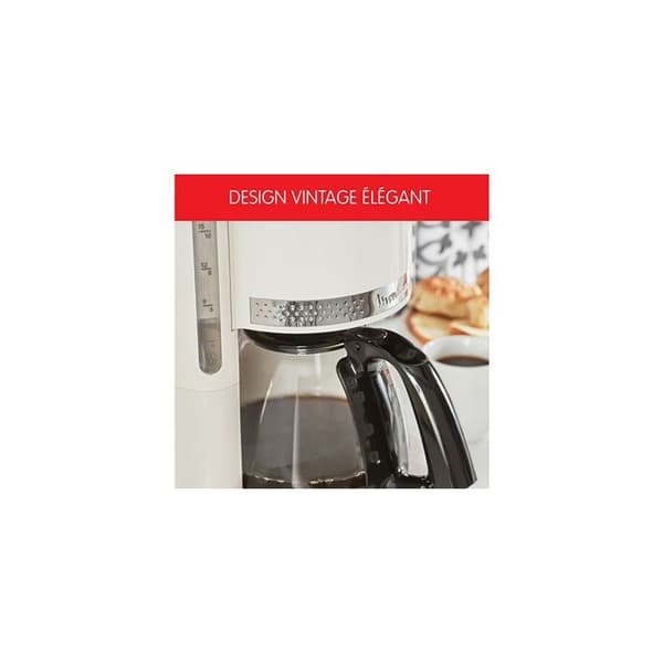 Filterkaffebryggare - MOULINEX - FG381A10 - Elfenben - 1,25L - 15 koppar